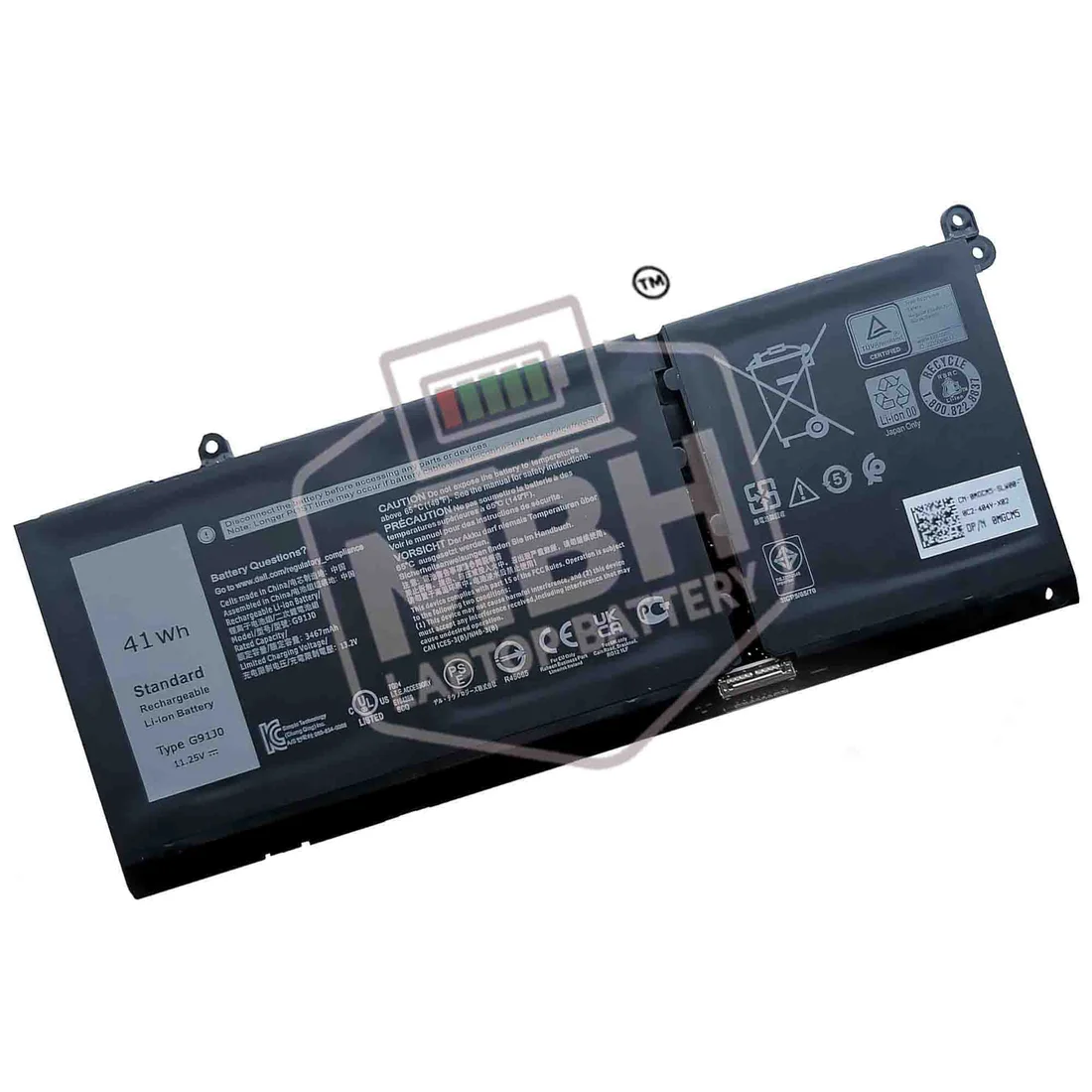 G91J0 Laptop Battery for Dell Latitude 3320 3420 3520 Inspiron 3510 5410 5510 Vostro 5620 Series