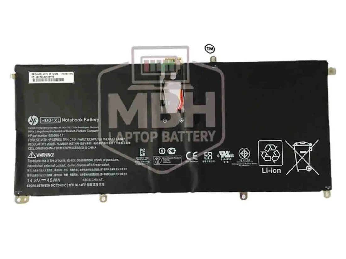 HD04XL Laptop Battery for HP Envy Spectre XT 13 Series